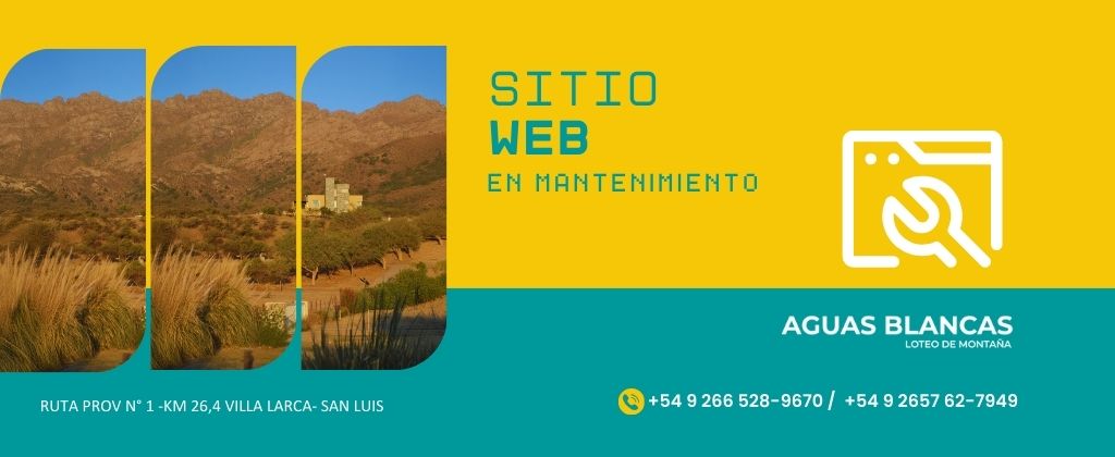 Sitio en mantenimiento